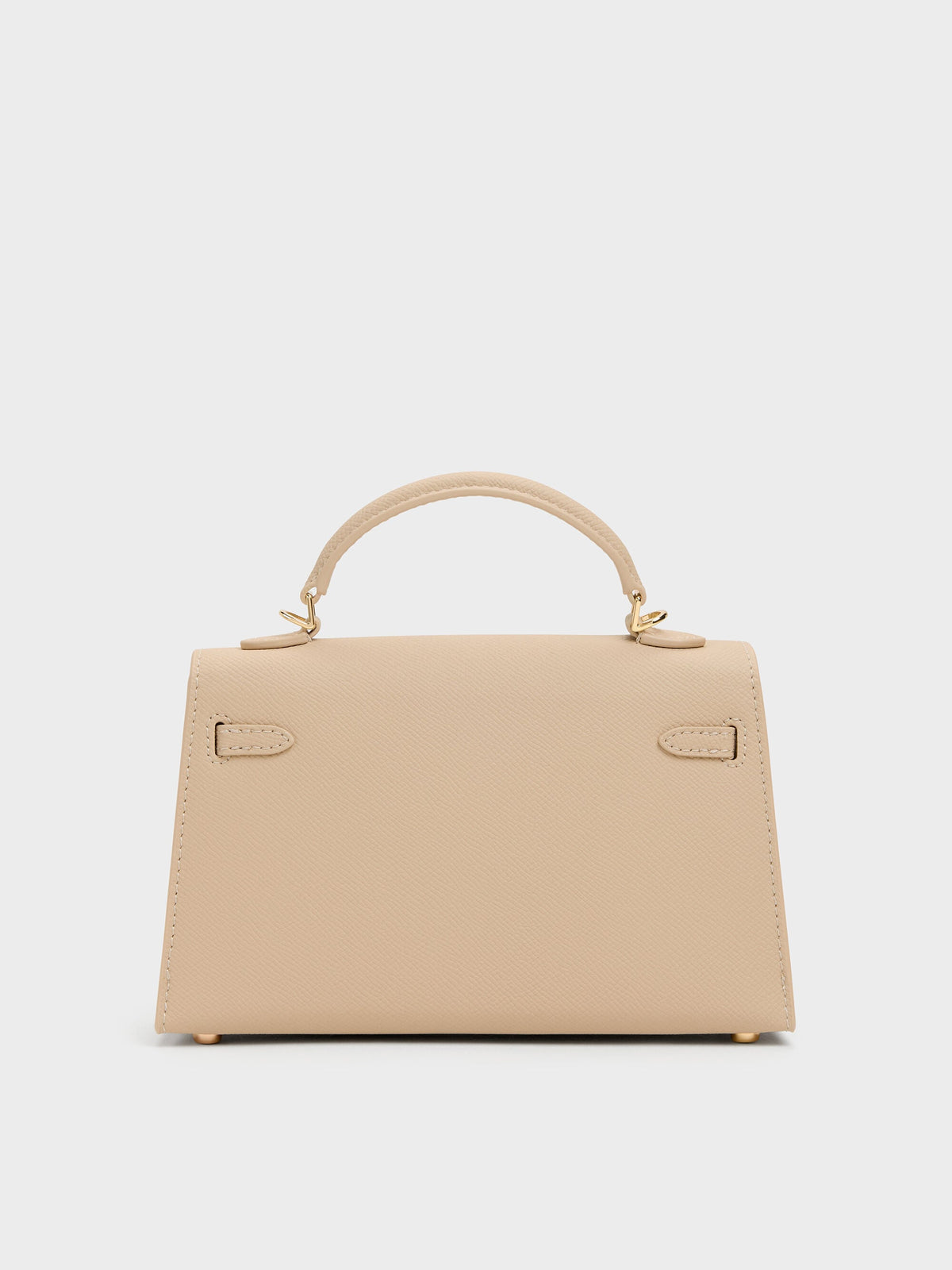CHARLES & KEITH Special Offer / Tricha Knotted-Belt Top Handle Bag - Sand Beige