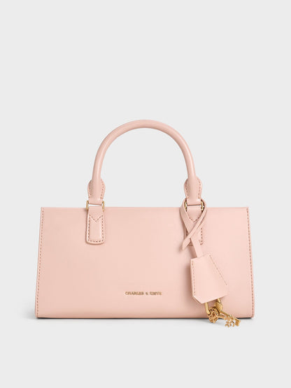 CHARLES & KEITH Best Price / Kerry Top Handle Bag - Light Pink
