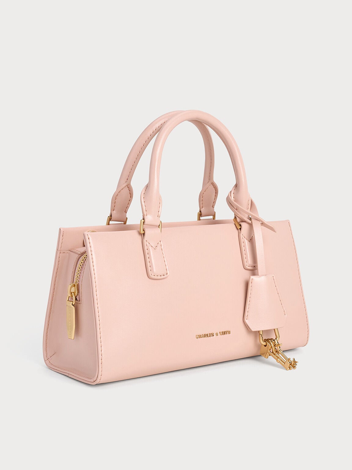 CHARLES & KEITH Best Price / Kerry Top Handle Bag - Light Pink