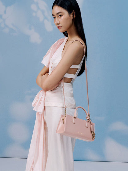 CHARLES & KEITH Best Price / Kerry Top Handle Bag - Light Pink