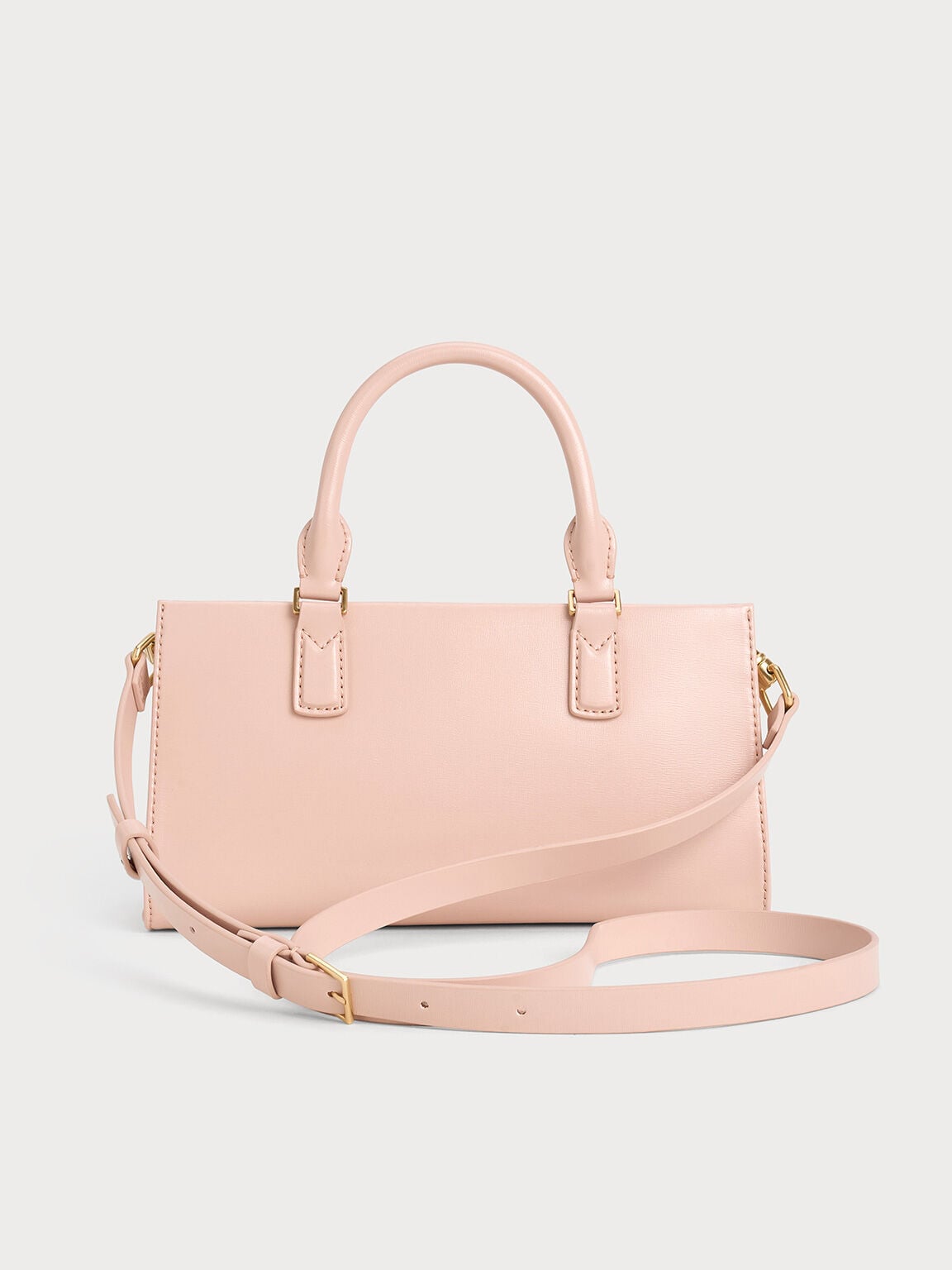 CHARLES & KEITH Best Price / Kerry Top Handle Bag - Light Pink