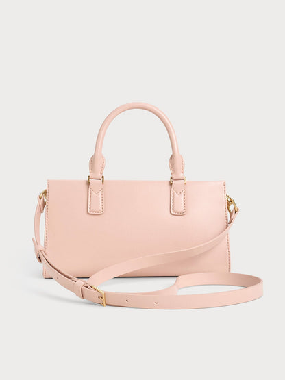 CHARLES & KEITH Best Price / Kerry Top Handle Bag - Light Pink