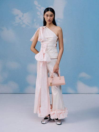 CHARLES & KEITH Best Price / Kerry Top Handle Bag - Light Pink