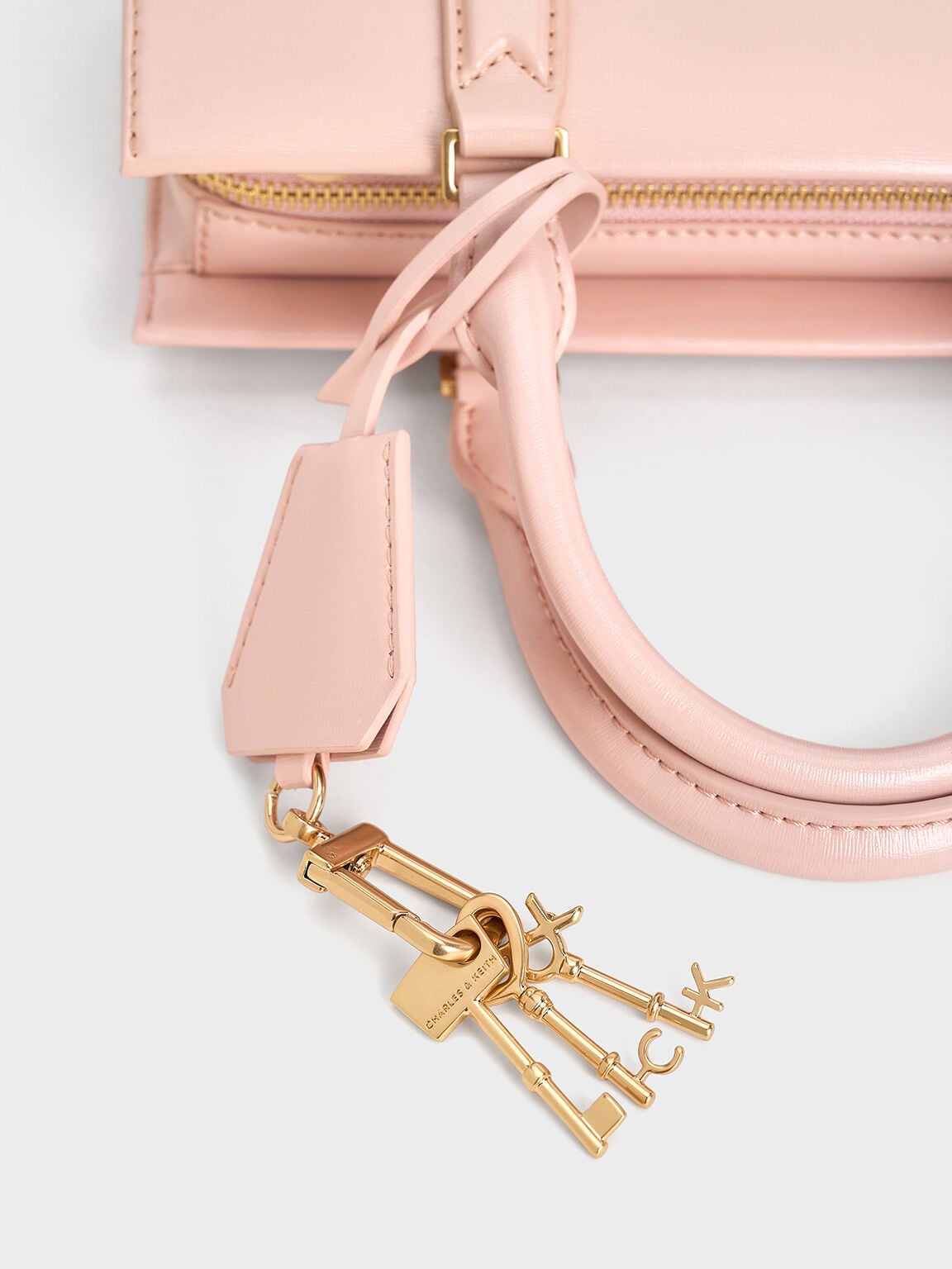 CHARLES & KEITH Best Price / Kerry Top Handle Bag - Light Pink