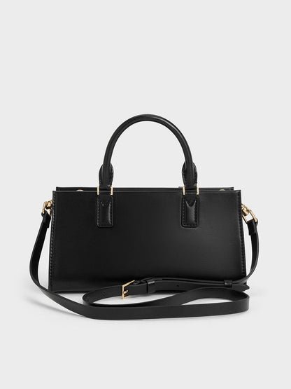 CHARLES & KEITH Deals / Kerry Top Handle Bag - Black
