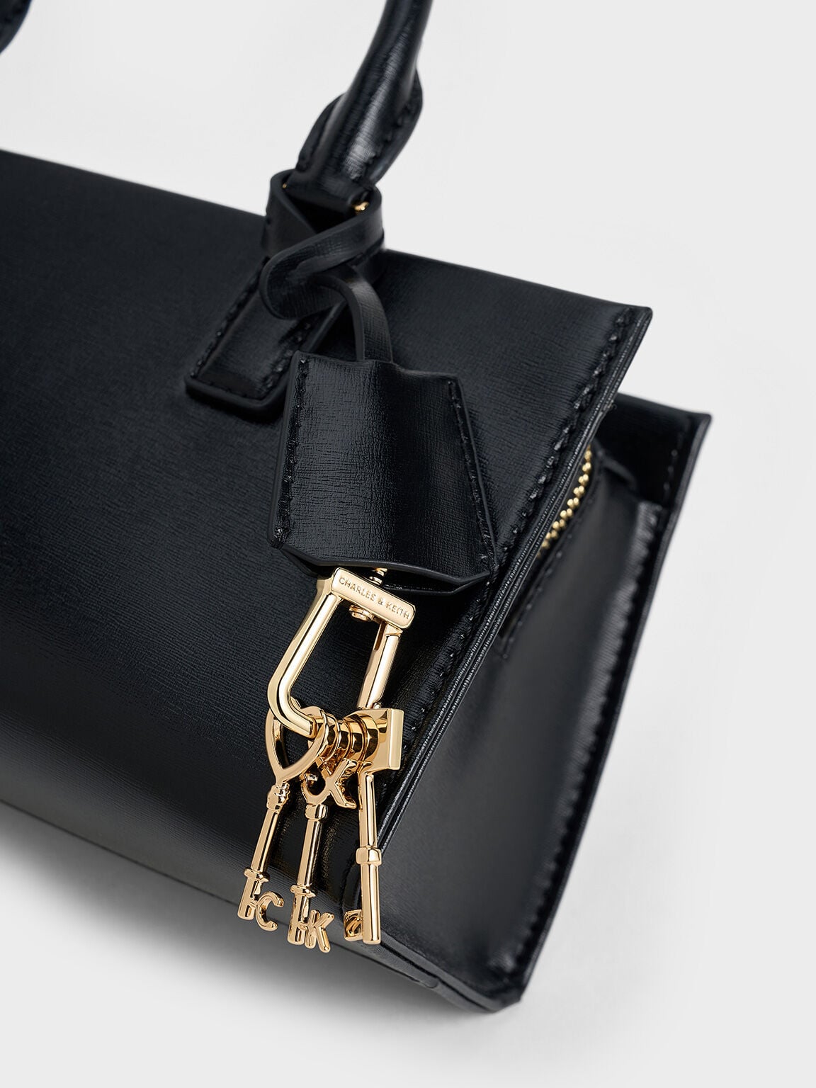 CHARLES & KEITH Deals / Kerry Top Handle Bag - Black