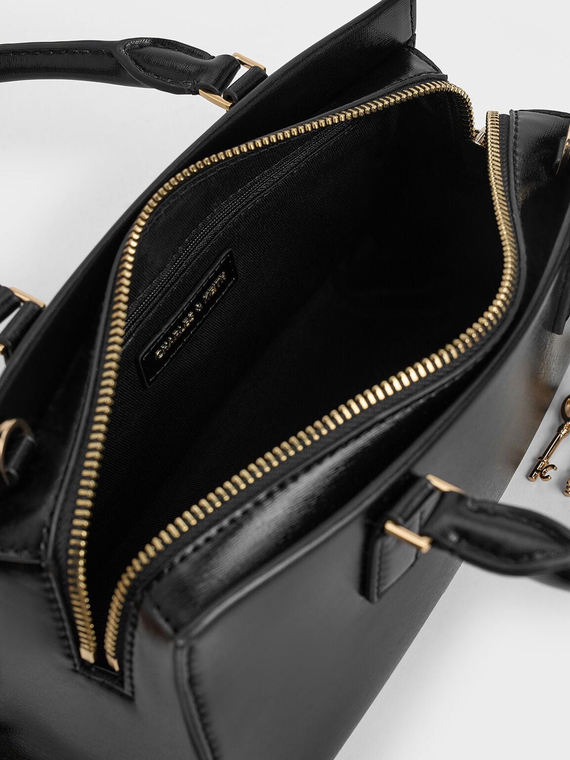 CHARLES & KEITH Deals / Kerry Top Handle Bag - Black