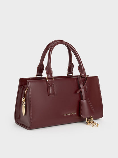 CHARLES & KEITH Featured / Kerry Top Handle Bag - Mulberry Plum