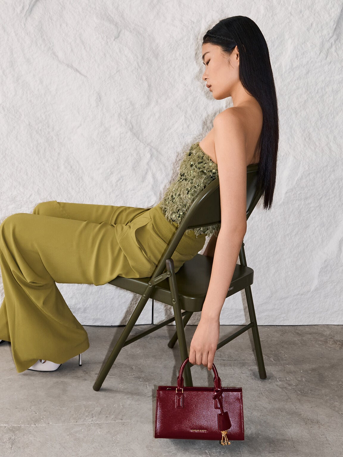 CHARLES & KEITH Featured / Kerry Top Handle Bag - Mulberry Plum