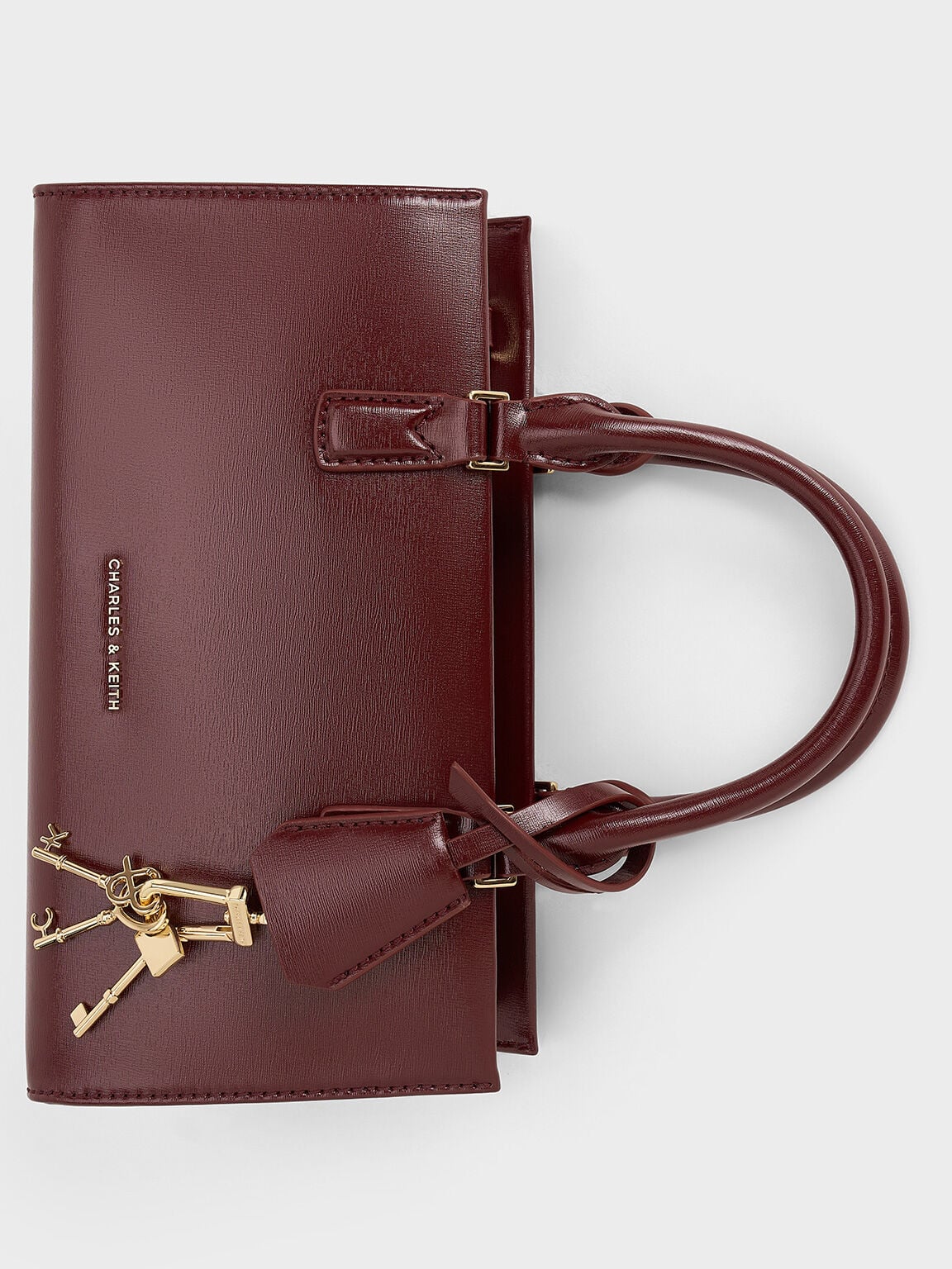 CHARLES & KEITH Featured / Kerry Top Handle Bag - Mulberry Plum