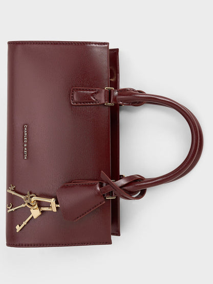 CHARLES & KEITH Featured / Kerry Top Handle Bag - Mulberry Plum