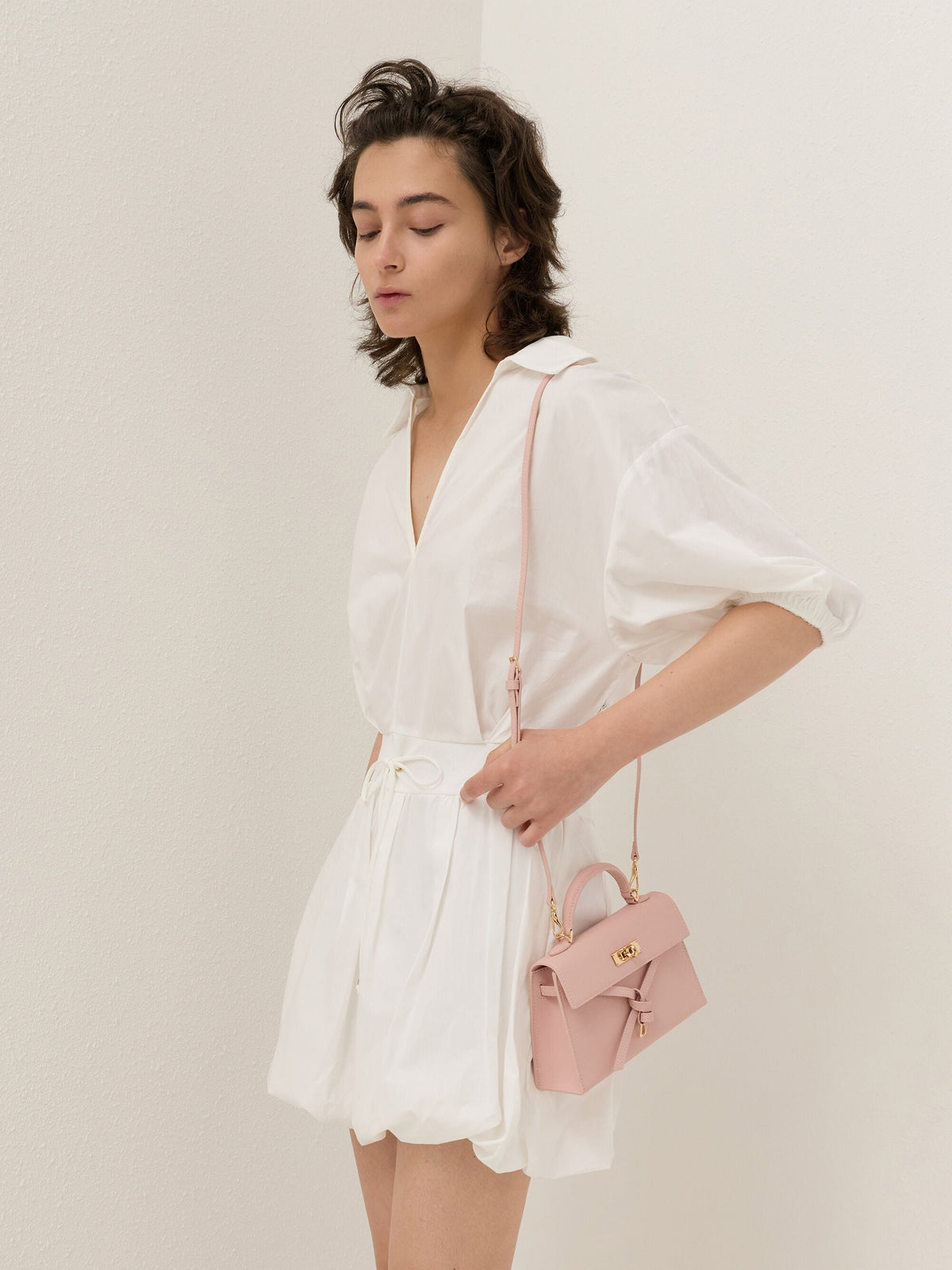 CHARLES & KEITH Recommended / Tricha Knotted-Belt Top Handle Bag - Pink