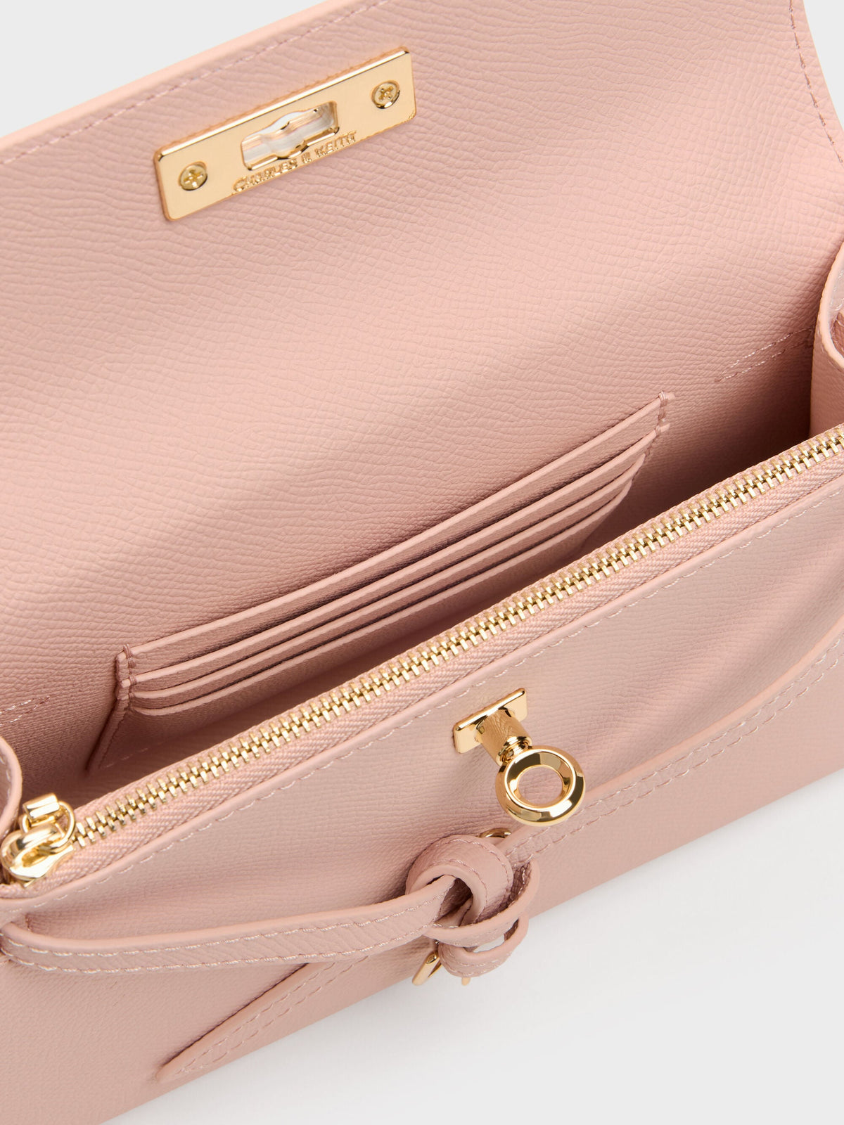 CHARLES & KEITH Recommended / Tricha Knotted-Belt Top Handle Bag - Pink