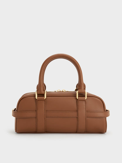 CHARLES & KEITH Customer Favorite / Scottie Bowling Bag - Chocolate
