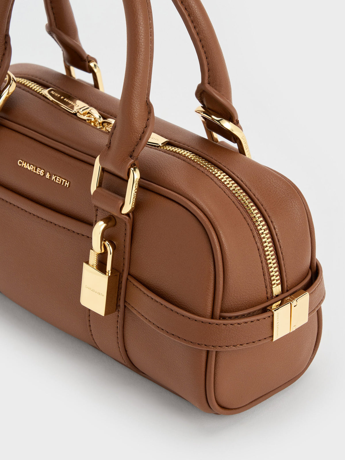 CHARLES & KEITH Customer Favorite / Scottie Bowling Bag - Chocolate