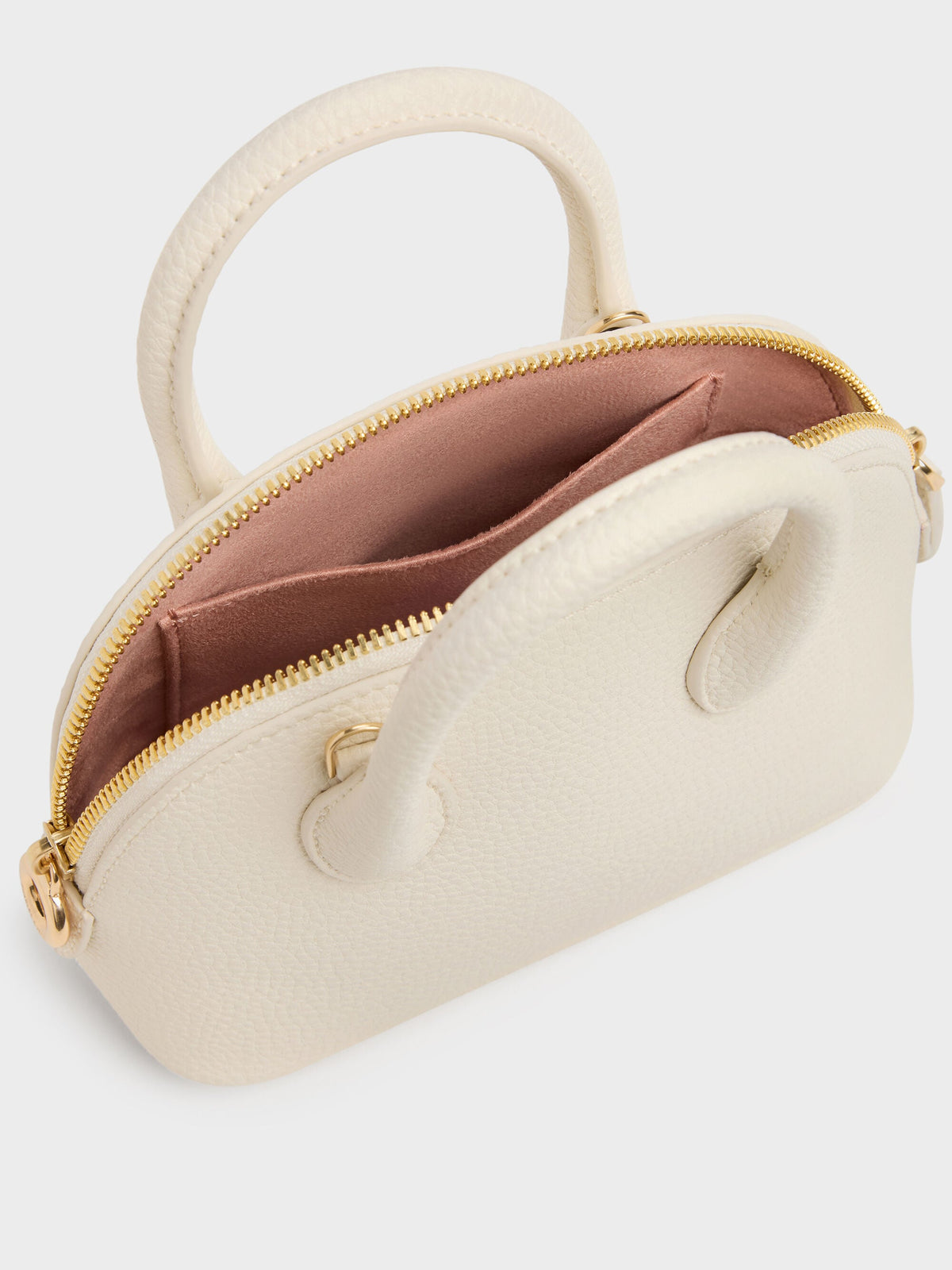 CHARLES & KEITH Everyday / Beryl Bowling Bag - Cream