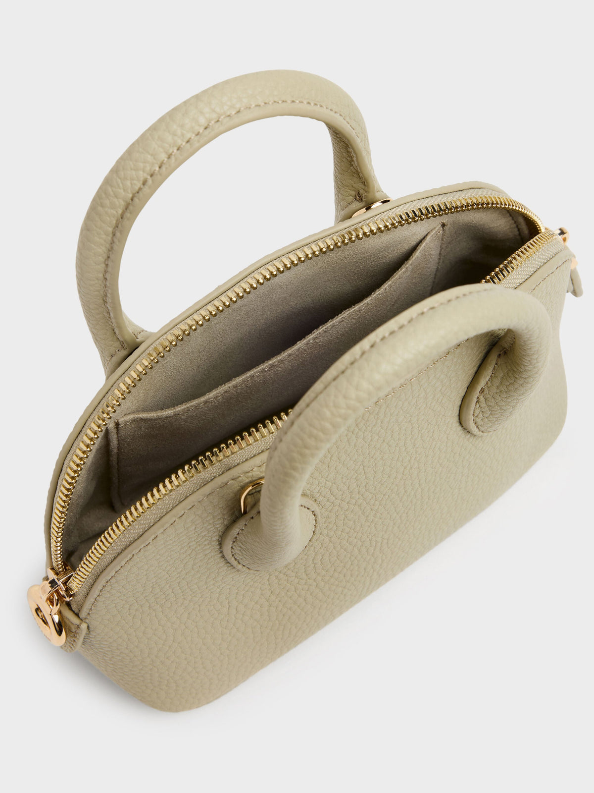 CHARLES & KEITH Recommended / Beryl Bowling Bag - Pale Olive