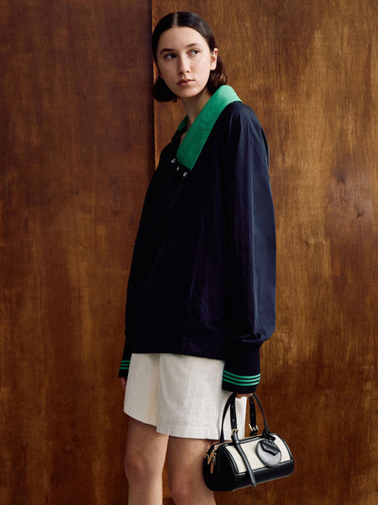 CHARLES & KEITH Featured / Enola Canvas Bowling Bag - Black