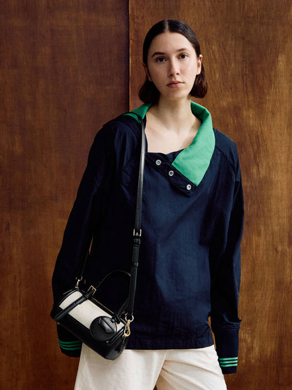 CHARLES & KEITH Featured / Enola Canvas Bowling Bag - Black