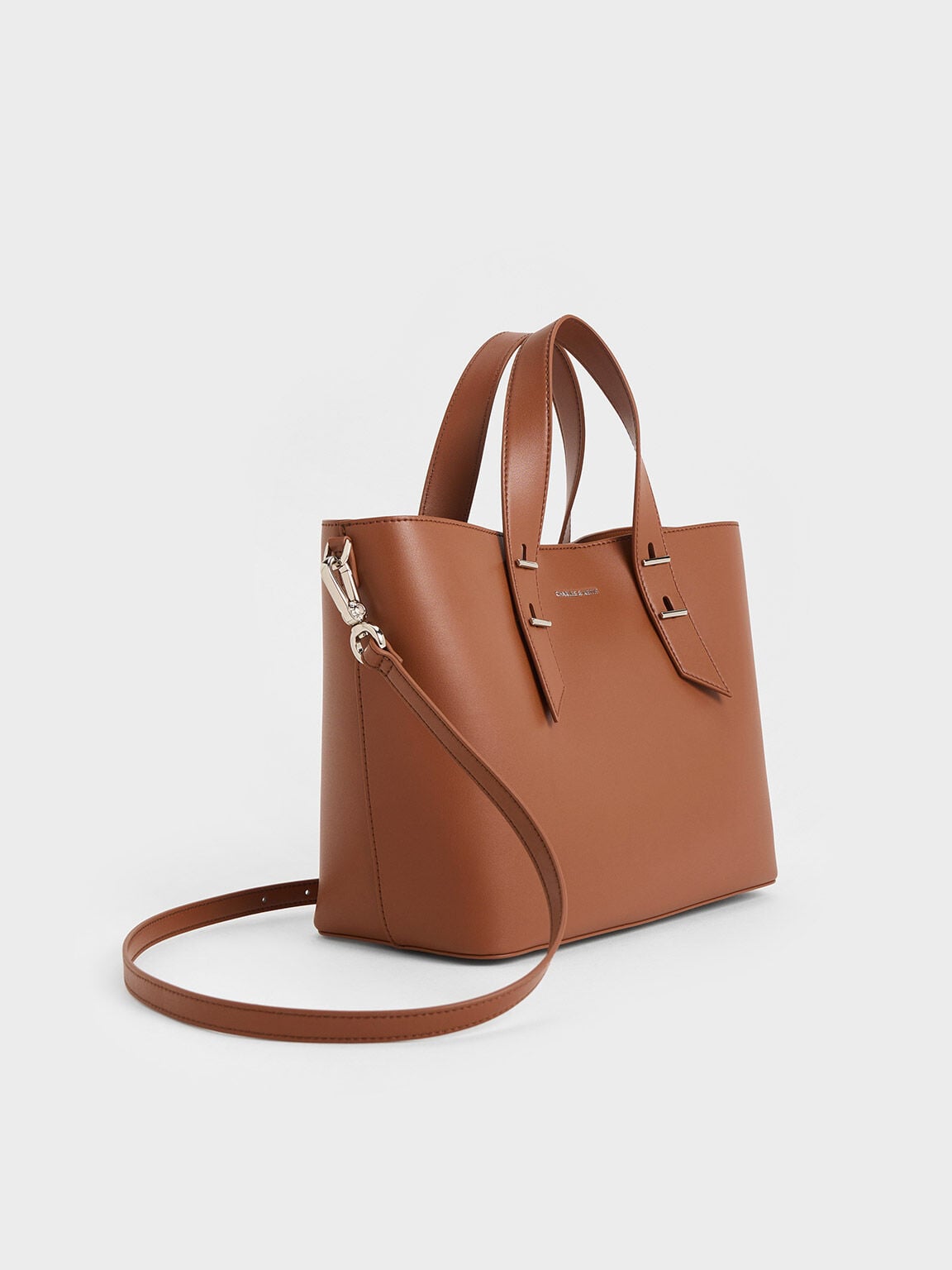CHARLES & KEITH Popular / Shania Tote Bag - Chocolate