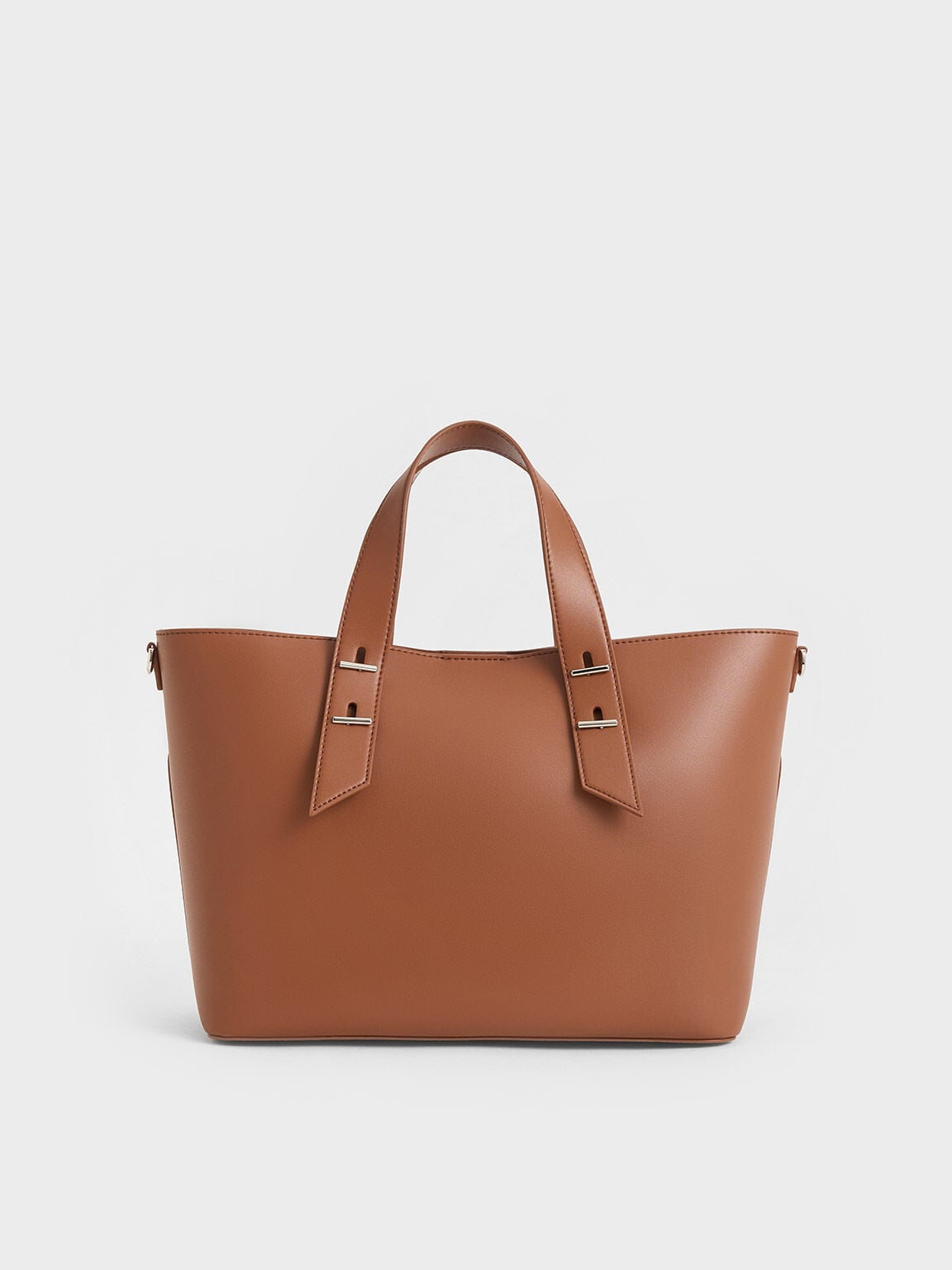 CHARLES & KEITH Popular / Shania Tote Bag - Chocolate