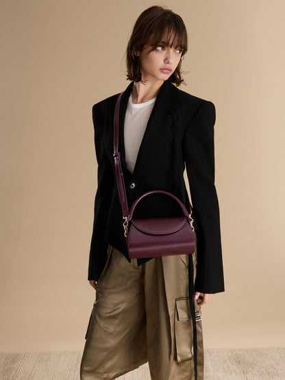 CHARLES & KEITH Discount / Kaila Top Handle Bag - Wineberry Red