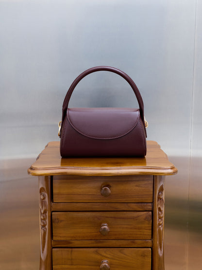 CHARLES & KEITH Discount / Kaila Top Handle Bag - Wineberry Red