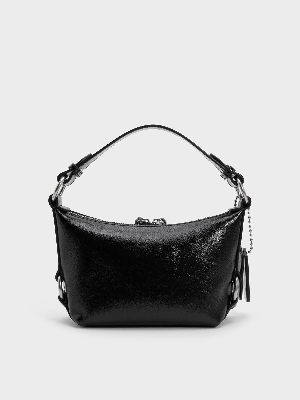 CHARLES & KEITH Signature / Tatiana Tassel Hobo Bag - Noir