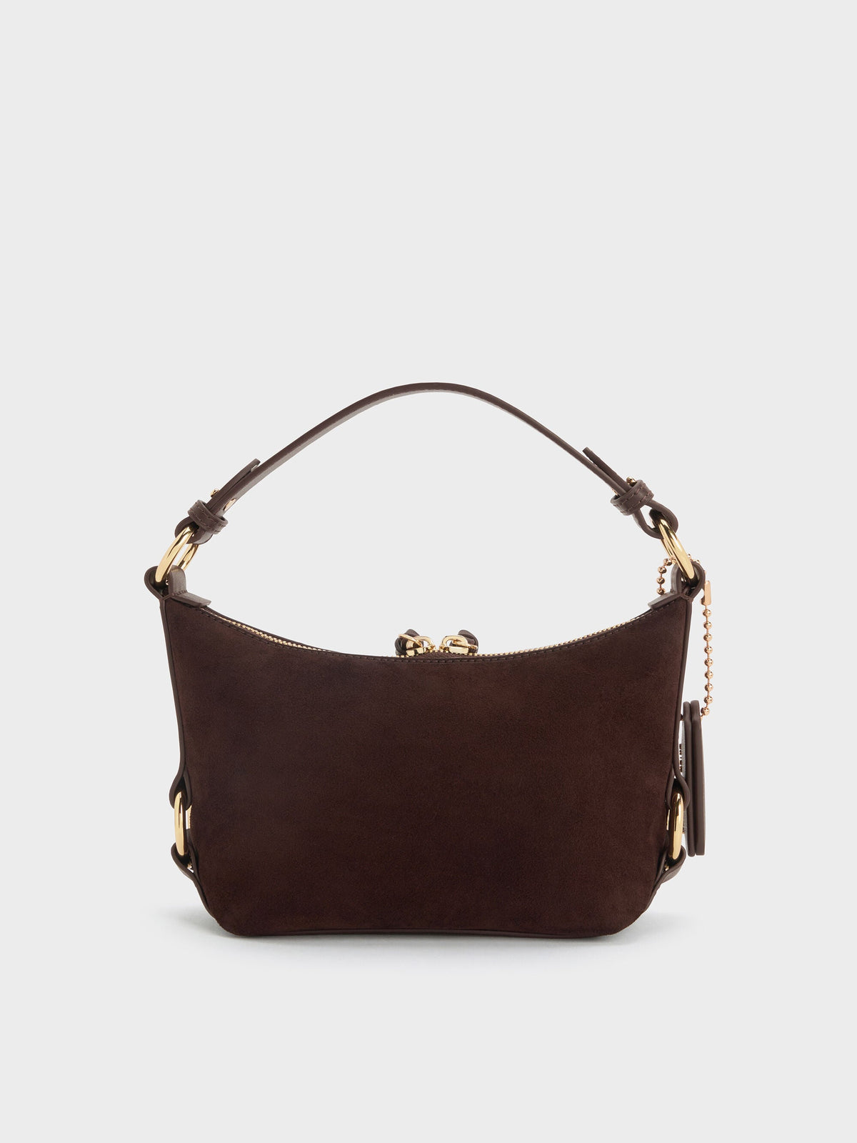 CHARLES & KEITH Latest / Tatiana Tassel Hobo Bag - Espresso Brown