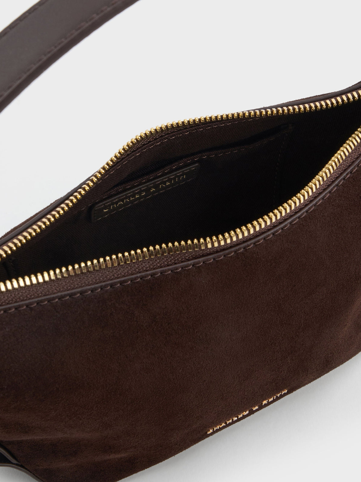 CHARLES & KEITH Latest / Tatiana Tassel Hobo Bag - Espresso Brown