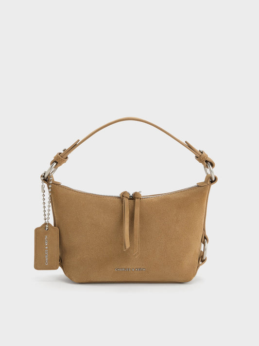 CHARLES & KEITH Best Price / Tatiana Tassel Hobo Bag - Sand