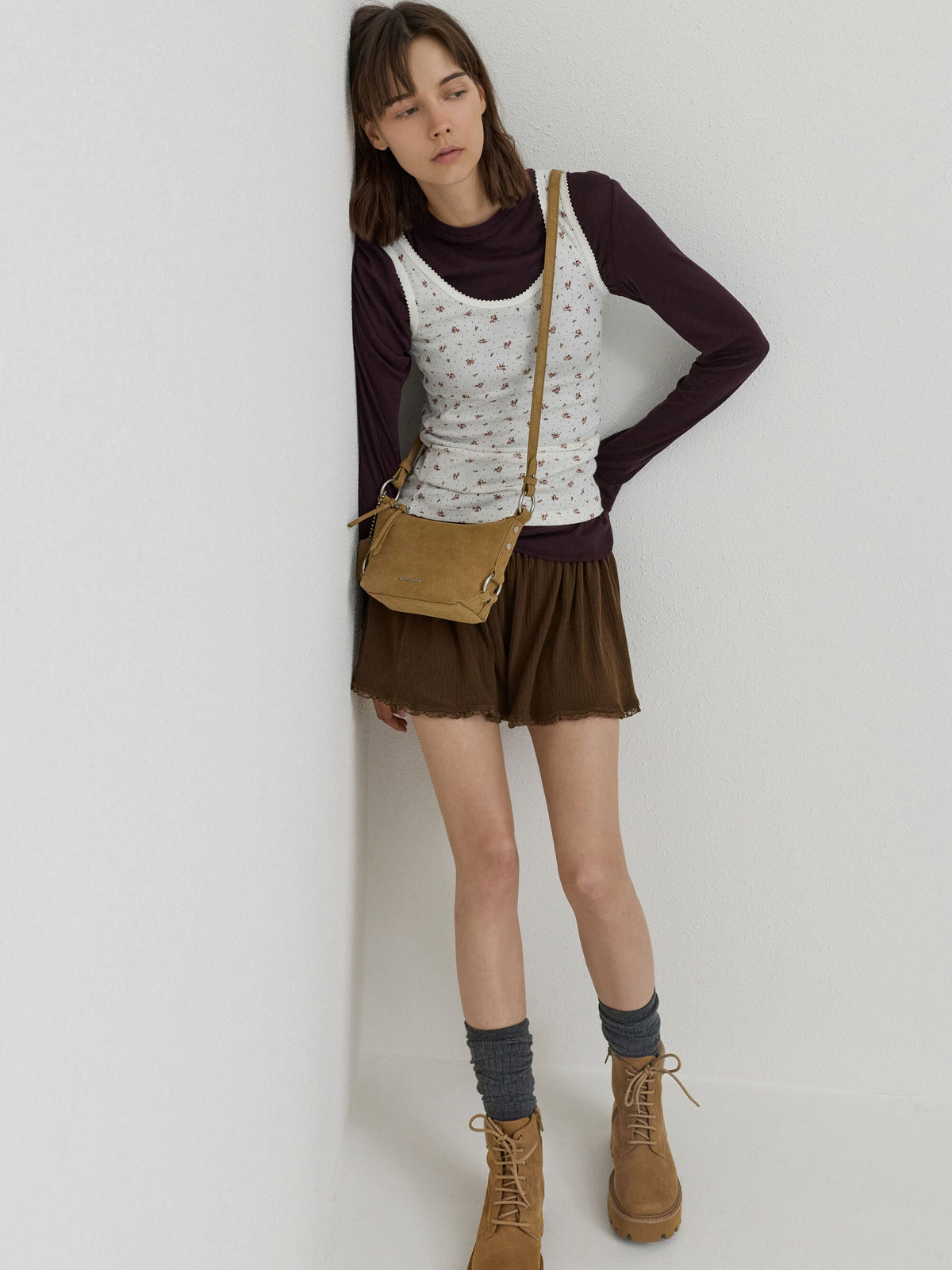 CHARLES & KEITH Best Price / Tatiana Tassel Hobo Bag - Sand