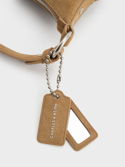 CHARLES & KEITH Best Price / Tatiana Tassel Hobo Bag - Sand
