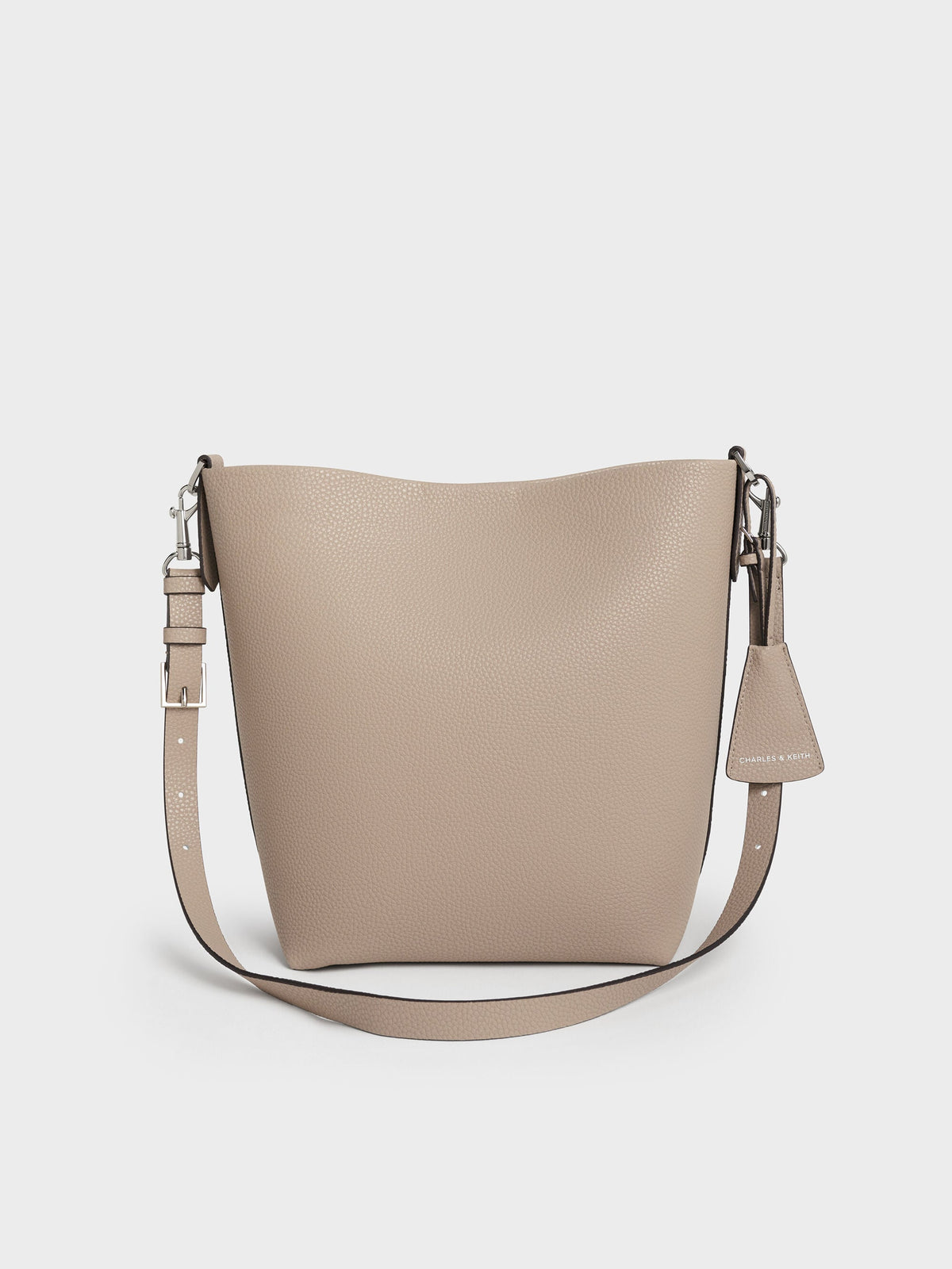 CHARLES & KEITH Best Price / Beryl Bucket Bag - Taupe