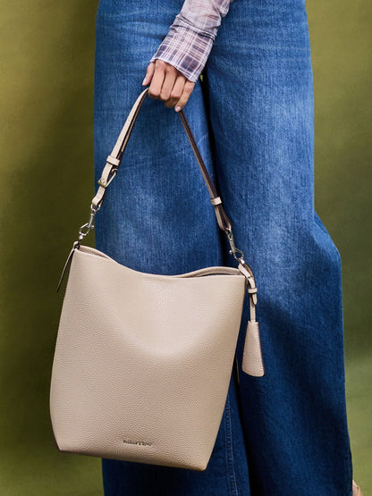 CHARLES & KEITH Best Price / Beryl Bucket Bag - Taupe