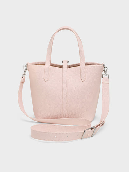 CHARLES & KEITH Discount / Beryl Belted Bucket Bag - Soft Pink