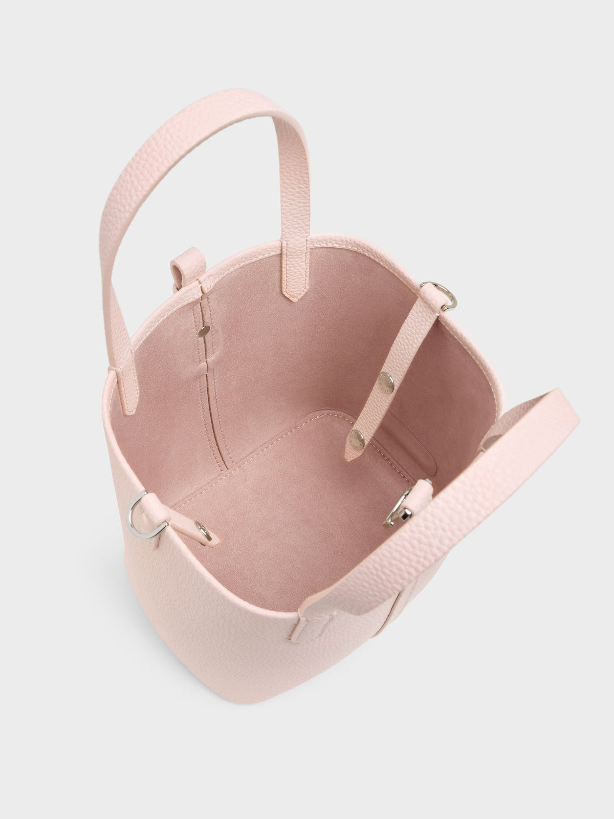 CHARLES & KEITH Discount / Beryl Belted Bucket Bag - Soft Pink