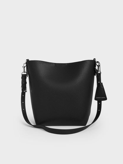 CHARLES & KEITH Recommended / Beryl Bucket Bag - Noir