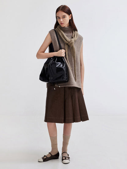 CHARLES & KEITH Classic / Neva Two-Way Bucket Bag - Noir