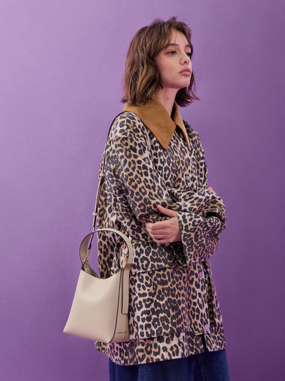 CHARLES & KEITH Latest / Edna Bucket Bag - Oat