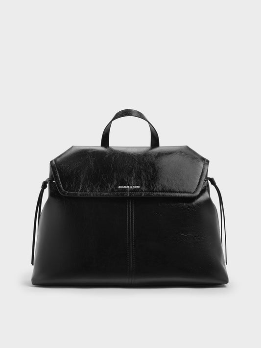 CHARLES & KEITH Premium / XL Noane Backpack - Noir