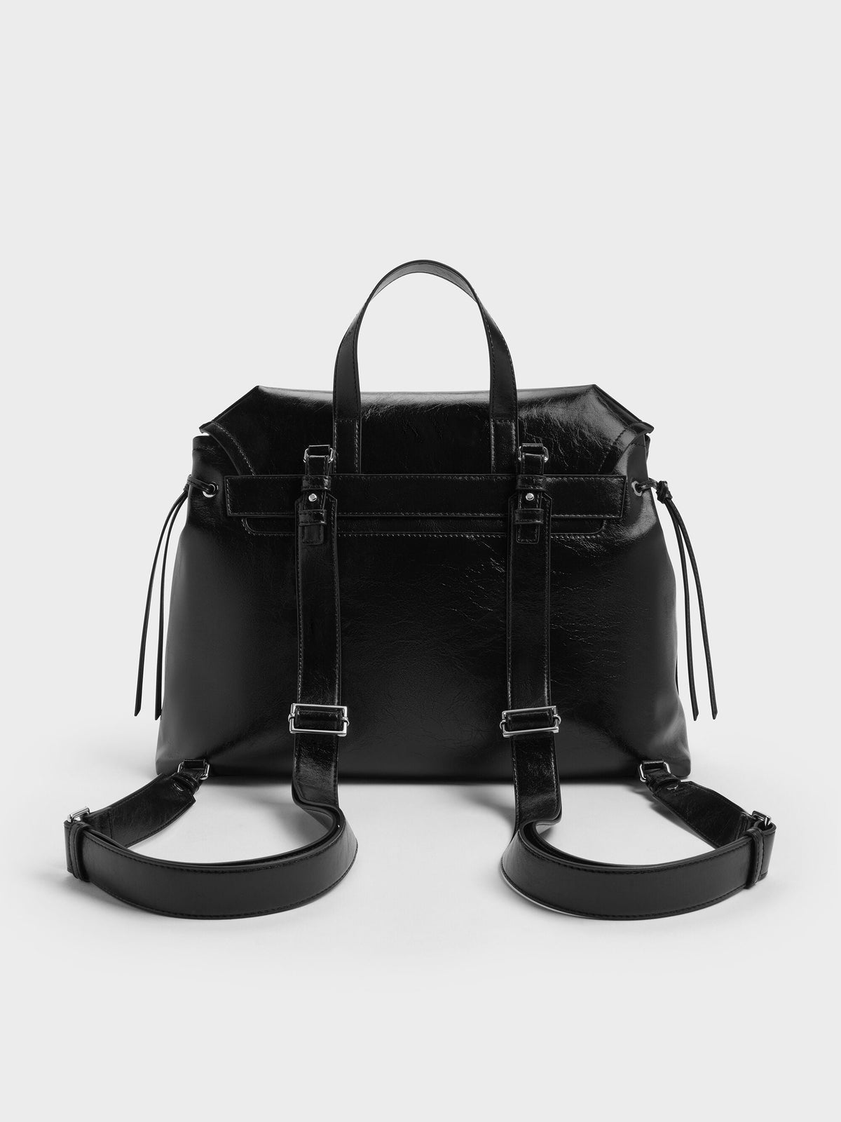 CHARLES & KEITH Premium / XL Noane Backpack - Noir