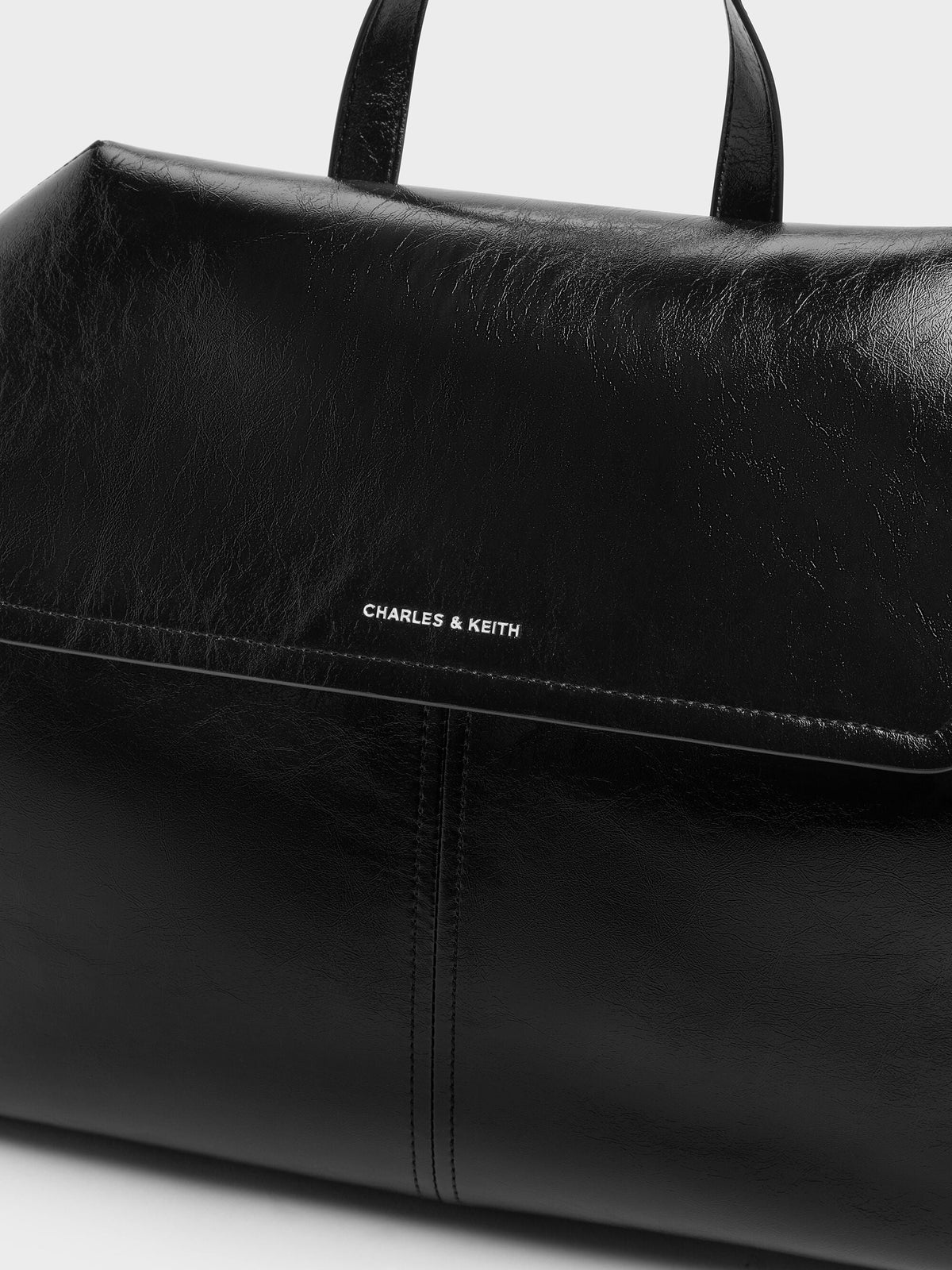 CHARLES & KEITH Premium / XL Noane Backpack - Noir