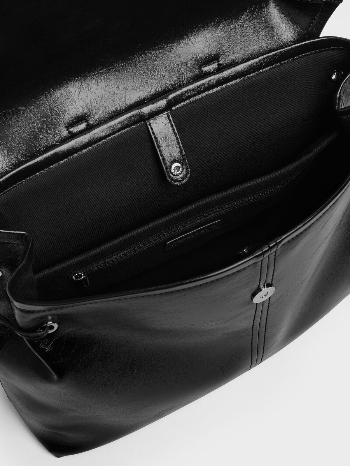 CHARLES & KEITH Premium / XL Noane Backpack - Noir
