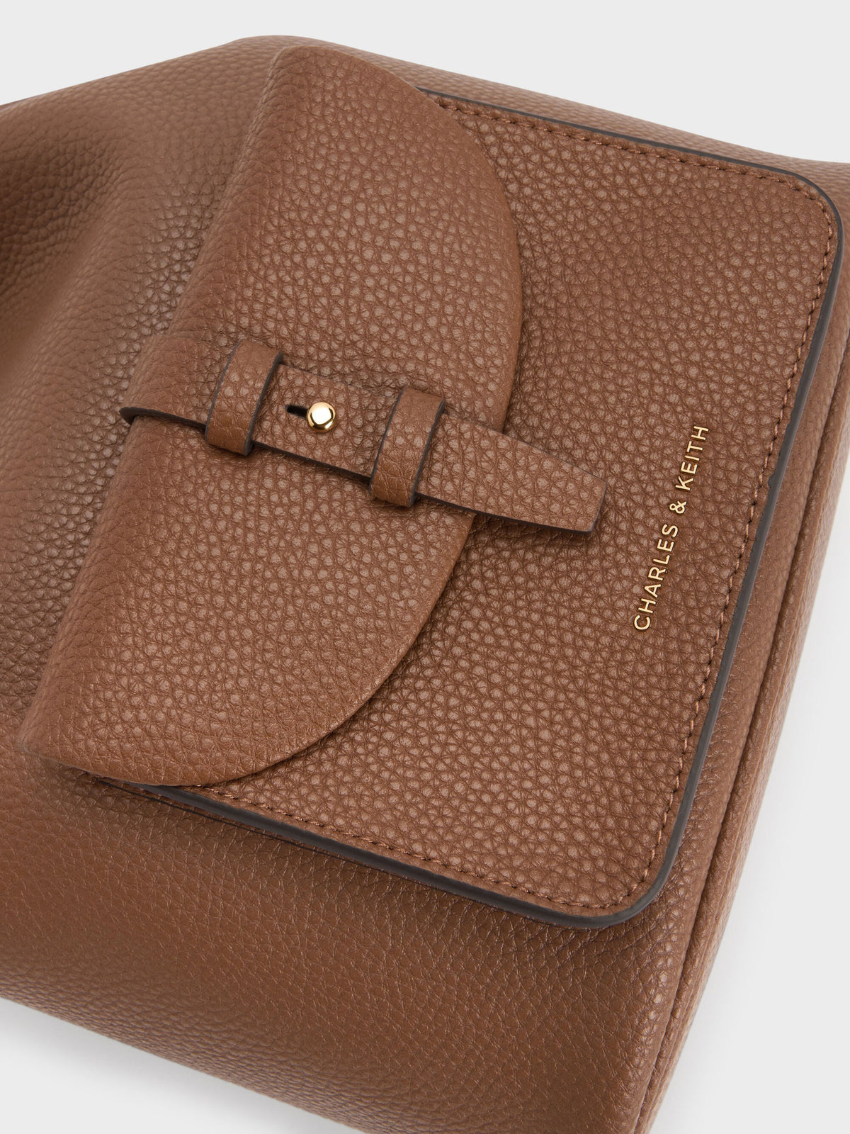 CHARLES & KEITH Deals / Beryl Drawstring Backpack - Chocolate