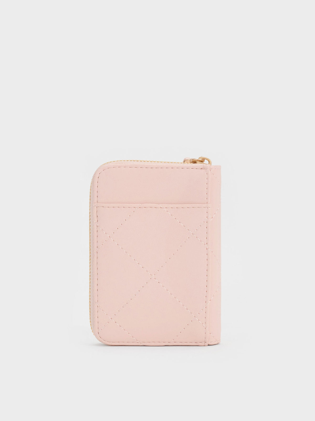 CHARLES & KEITH Everyday / Apfra Quilted Wristlet - Pink
