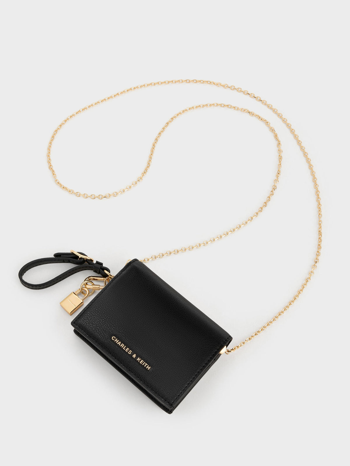 CHARLES & KEITH Latest / Scottie Small Wallet - Black