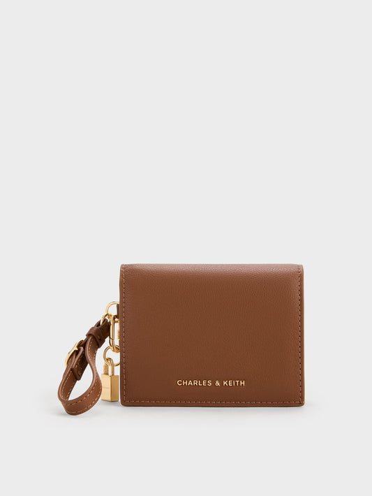 CHARLES & KEITH Value / Scottie Small Wallet - Chocolate