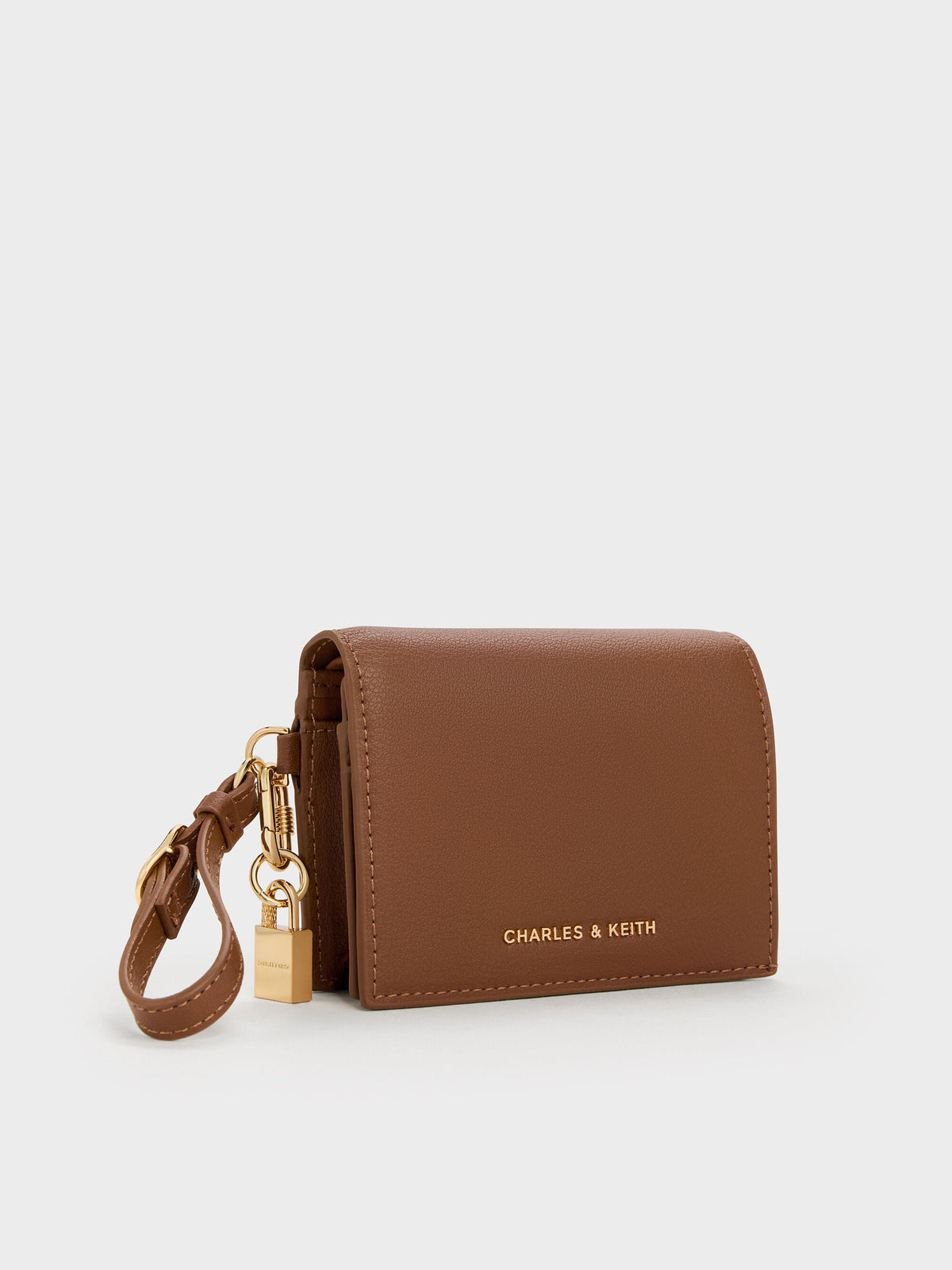 CHARLES & KEITH Value / Scottie Small Wallet - Chocolate