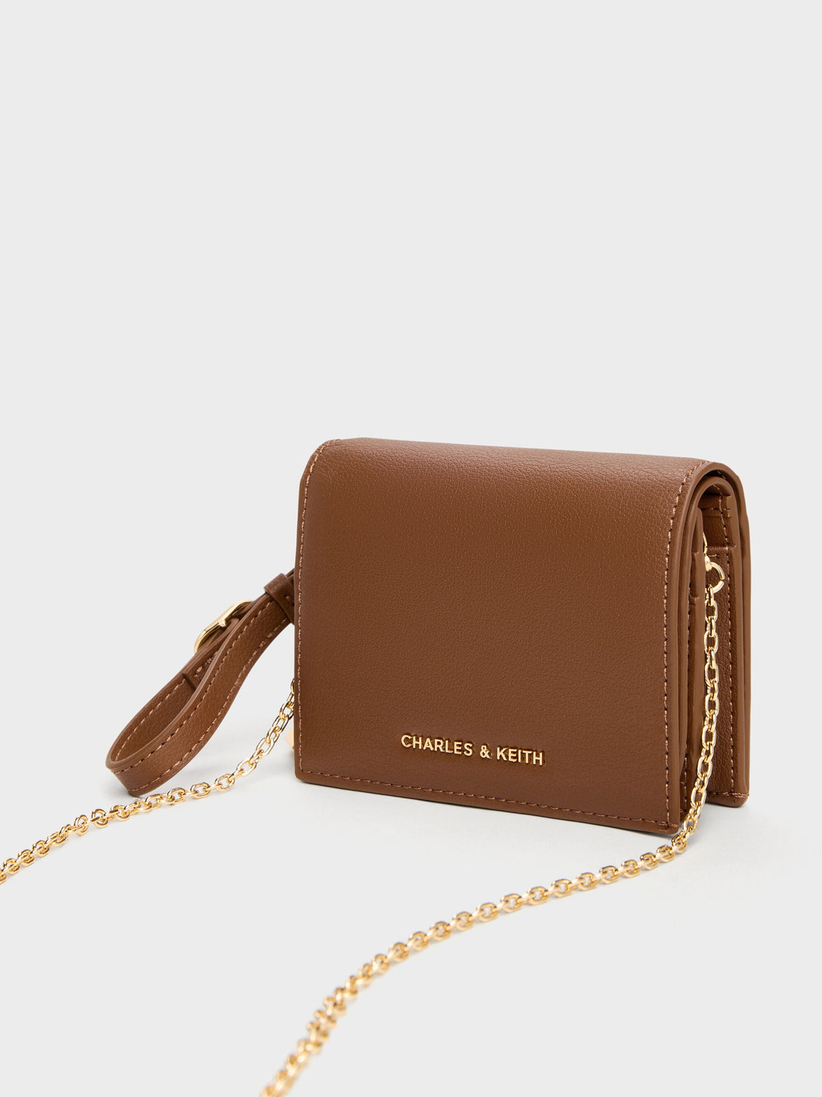 CHARLES & KEITH Value / Scottie Small Wallet - Chocolate